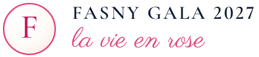 Logo FASNY Gala 2027, la vie en rose